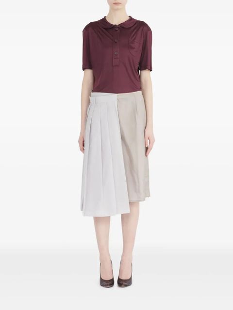 Maison Margiela pleated midi skirt - Neutrals - zdjęcie produktu nr 2