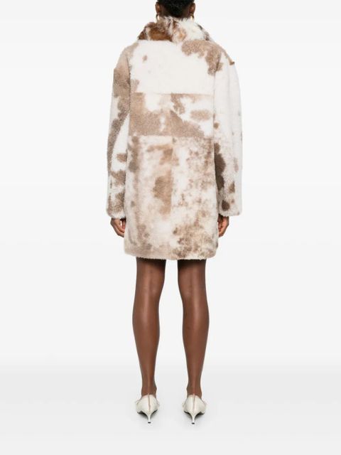 Prada patterned coat - White