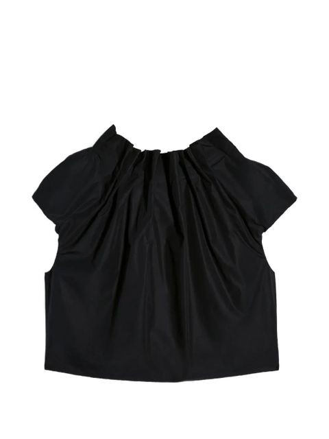Simone Rocha gathered-design top - Black - zdjęcie produktu nr 2