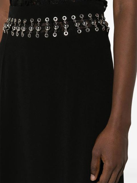 Rabanne high-waist maxi skirt - Black - zdjęcie produktu nr 2