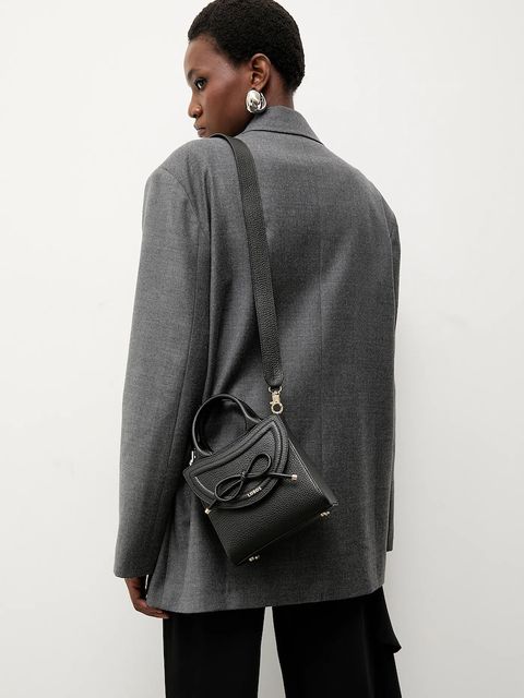 Answear.LAB marynarka z domieszką wełny kolor szary jednorzędowa gładka - zdjęcie produktu nr 2