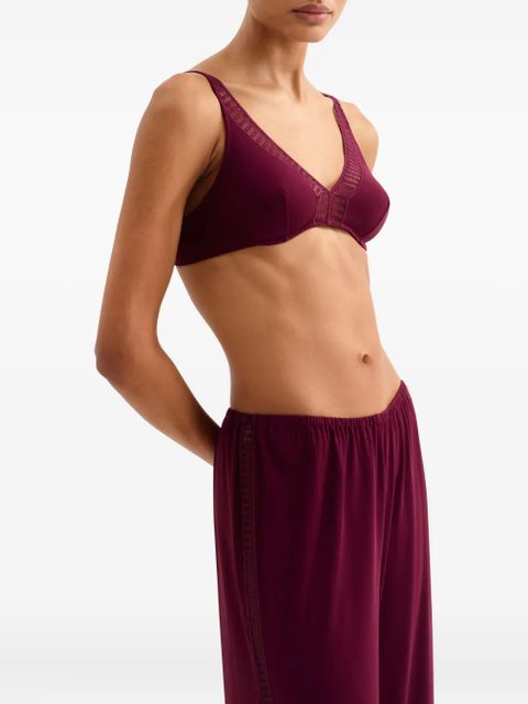 ERES Valérie Graph underwire triangle bra - Purple