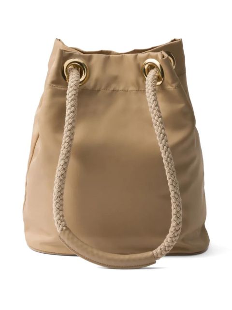 Prada small Mariner bucket bag - Neutrals