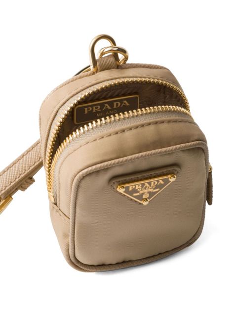 Prada Re-Edition 1978 keychain - Neutrals