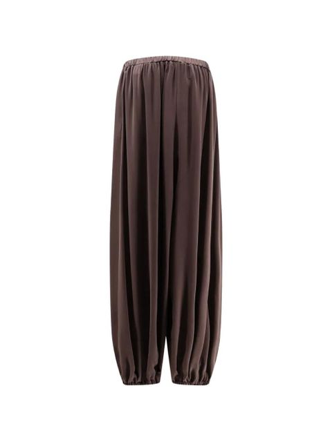 Alysi Baloon silk trousers - Brown - zdjęcie produktu nr 2