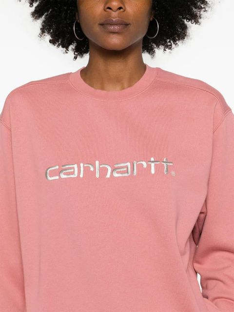 Carhartt WIP logo-embroidered sweatshirt - Pink
