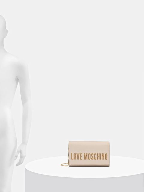 Love Moschino torebka kolor beżowy JC4103PP0NKD0110