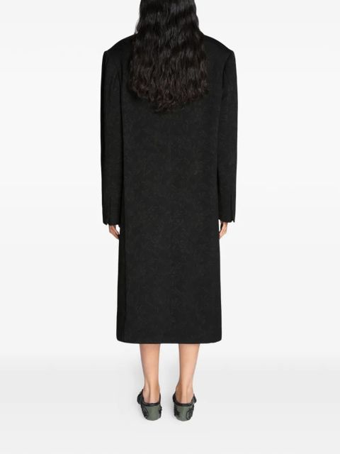 DRIES VAN NOTEN buttoned coat - Black