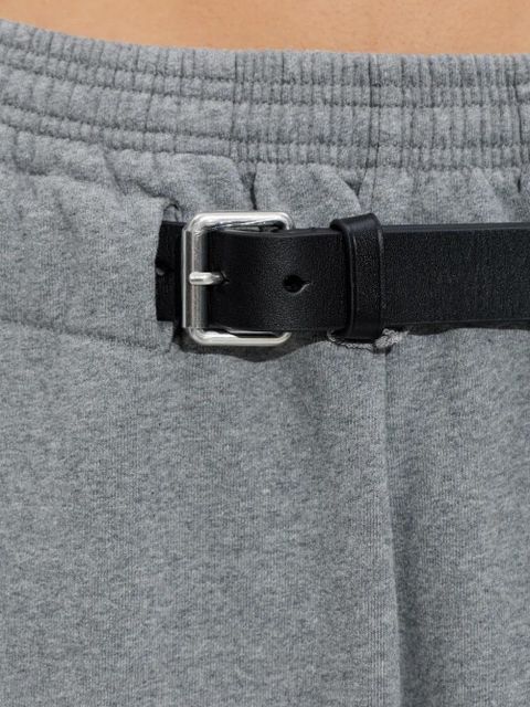 Alexander Wang elastic-waist belted track pants - Grey