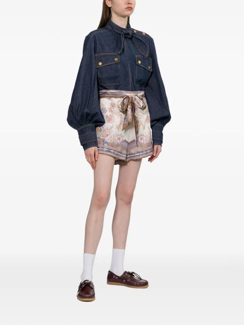 ZIMMERMANN Luna short - Blue - zdjęcie produktu nr 2