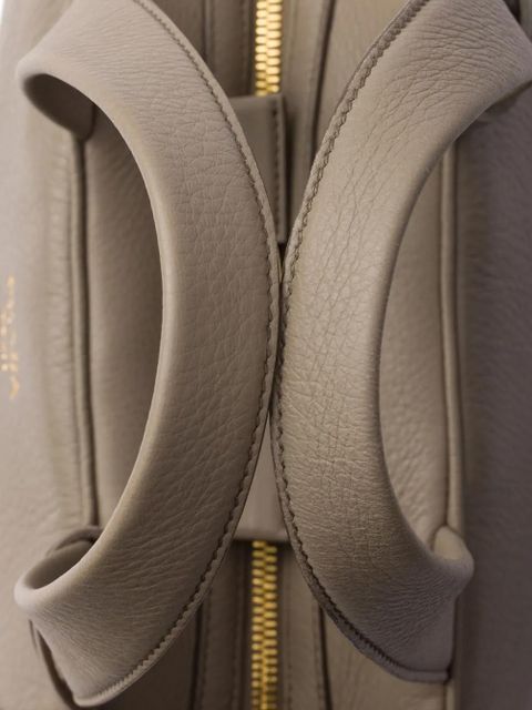 Prada medium leather tote bag - Grey