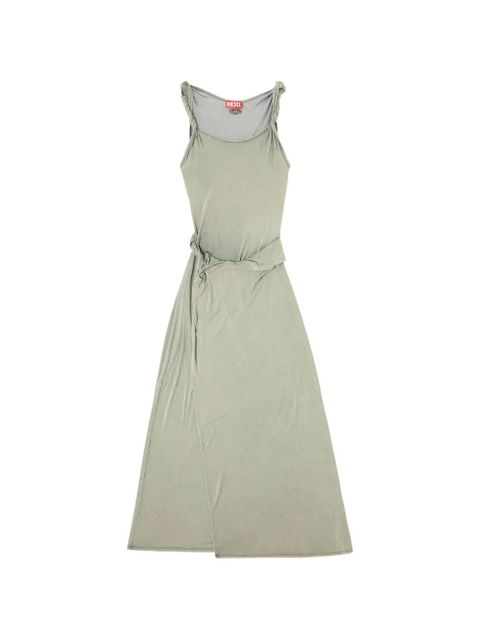 Diesel D-Estiga knot-detail maxi dress - Green - zdjęcie produktu nr 1