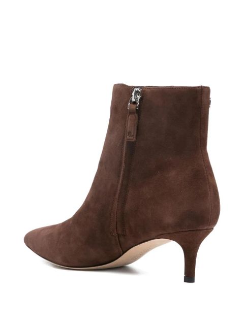 Lauren Ralph Lauren 45mm pointed-toe suede boots - Brown