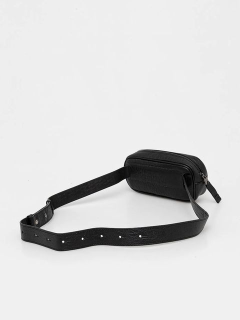 Weekend Max Mara nerka skórzana CISA kolor czarny 2525516105600