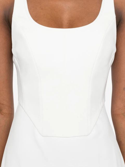 Solace London Noor scoop-neck maxi dress - White