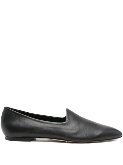 Aeyde Vanna pointed-toe leather loafers - Black - zdjęcie produktu nr 1