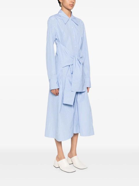Jil Sander striped midi dress - Blue - zdjęcie produktu nr 2