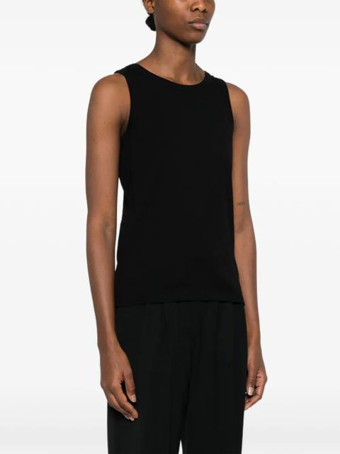 The Row cotton tank top - Black