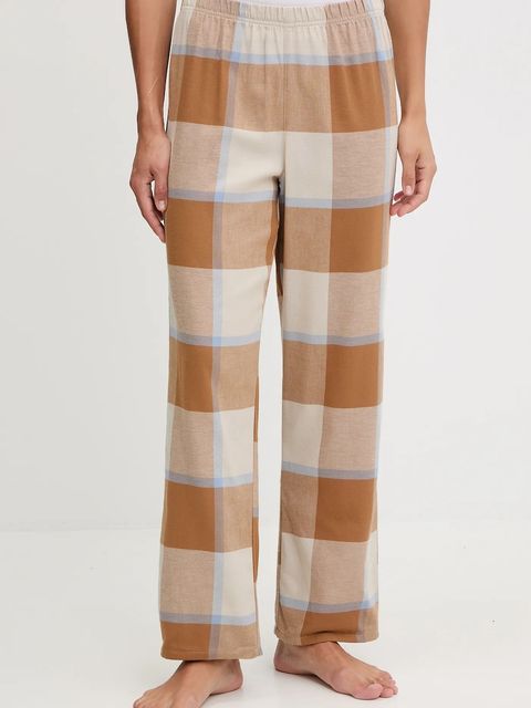 United Colors of Benetton piżama bawełniana damska kolor brązowy bawełniana 40EP3P00W