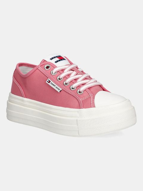 Tommy Jeans tenisówki TJW FOXING FLATFORM SNEAKER LOW - zdjęcie produktu nr 1
