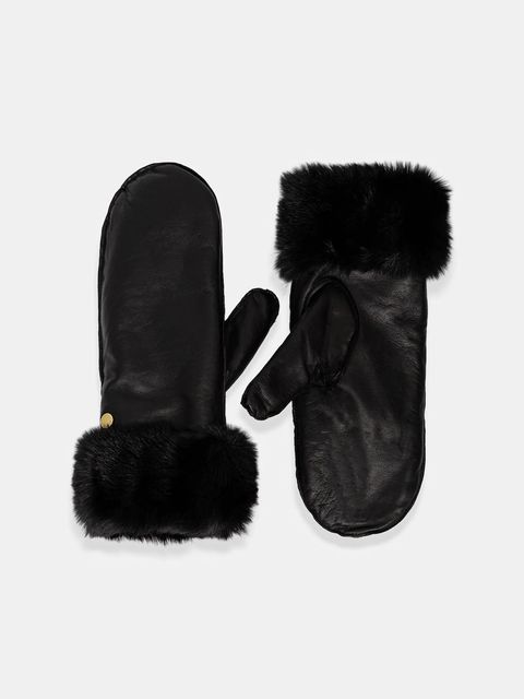 Barbour rękawiczki skórzane damskie kolor czarny LGL0150 - zdjęcie produktu nr 1