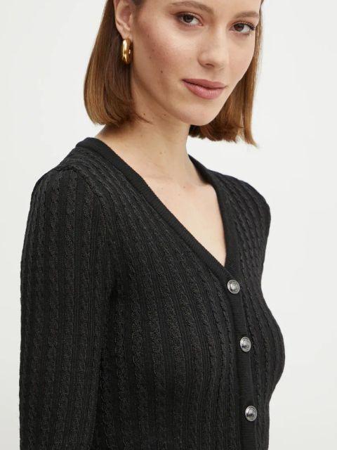 Guess sweter JOSIE damski kolor czarny lekki W5RR05 Z3KT0