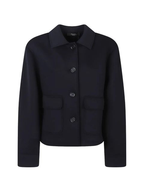 Weekend Max Mara flap-pocket buttoned jacket - Blue - zdjęcie produktu nr 1