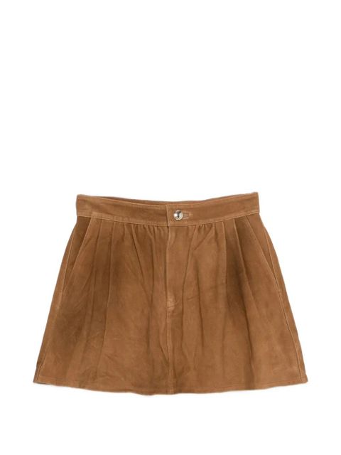 Maje suede mini skirt - Brown - zdjęcie produktu nr 1