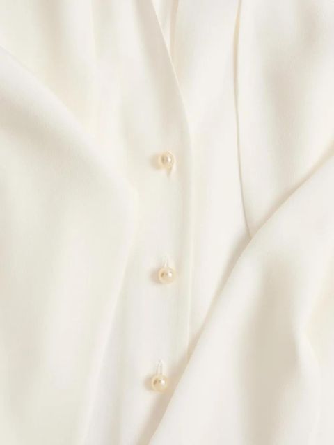 Valentino Garavani crepe de chine shirt - White