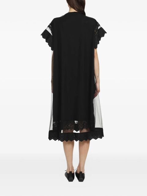 Simone Rocha layered laced dress - Black