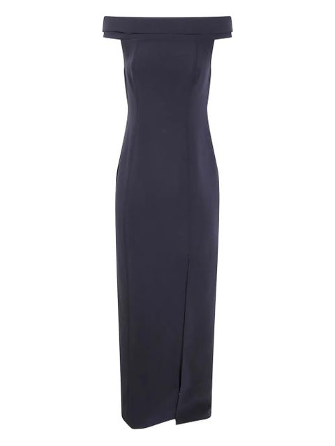 Lauren Ralph Lauren off-shoulder split maxi dress - Black - zdjęcie produktu nr 1