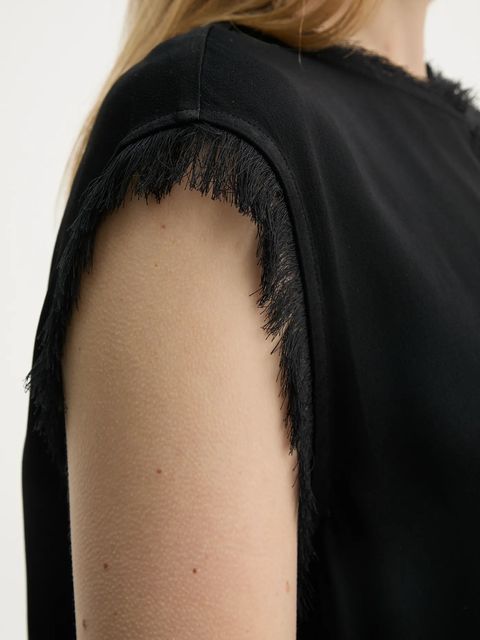 Day Birger et Mikkelsen bluzka Lise damska kolor czarny gładka DAY65243713