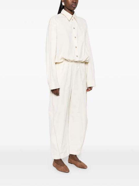 Nanushka binding detail jumpsuit - Neutrals