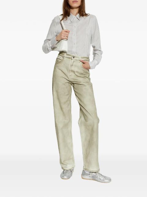 Alexander McQueen vertical-stripe shirt - White - zdjęcie produktu nr 2