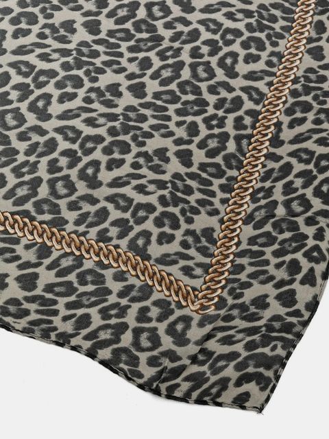 Guess szal damski kolor czarny wzorzysty AW5349 MOD03 - zdjęcie produktu nr 2