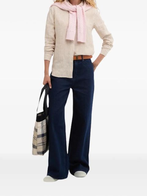 Barbour striped long-sleeve shirt - Neutrals - zdjęcie produktu nr 2