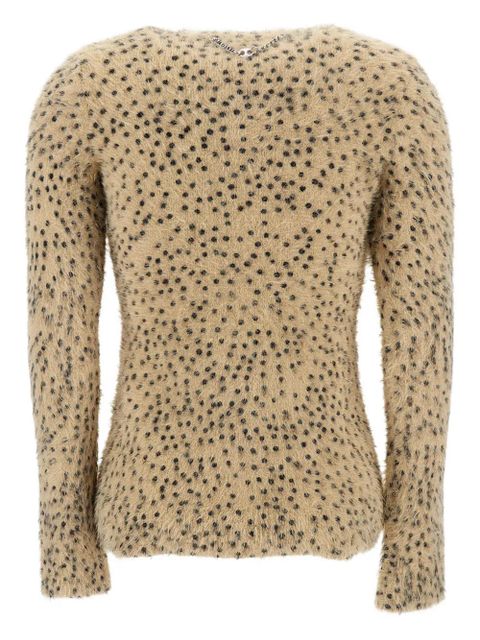 Rabanne button dotted cardigan - Neutrals - zdjęcie produktu nr 2