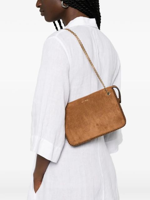 ETRO logo-detail letaher shoulder bag - Brown - zdjęcie produktu nr 2