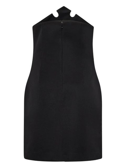 Coperni x Disney crown-shaped bustier dress - Black