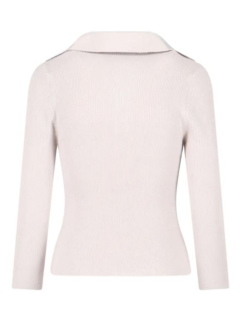Vivienne Westwood orb-embellished ribbed sweater - Neutrals - zdjęcie produktu nr 2