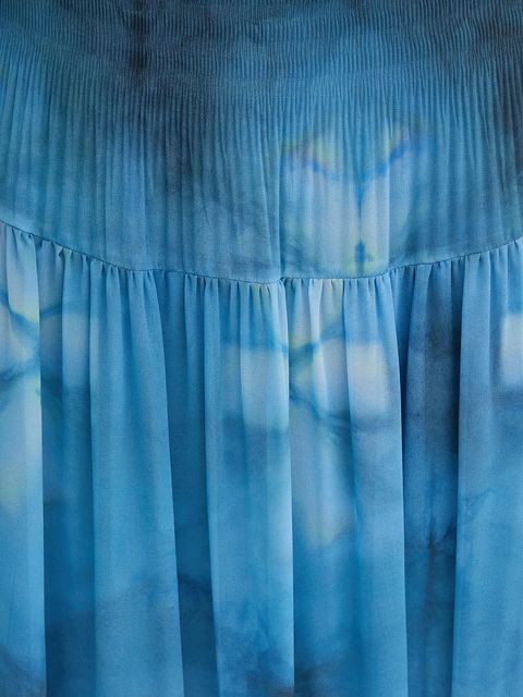 Sandro Ferrone spódnica kolor niebieski maxi rozkloszowana S32XBEMUZIO