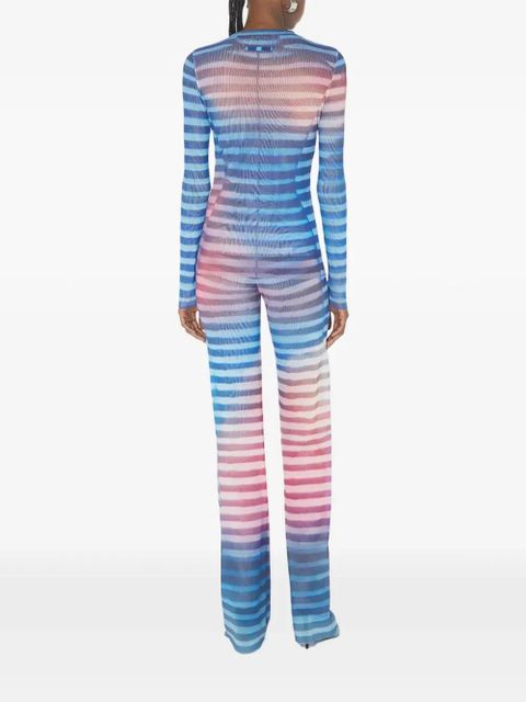 Jean Paul Gaultier striped top - Blue