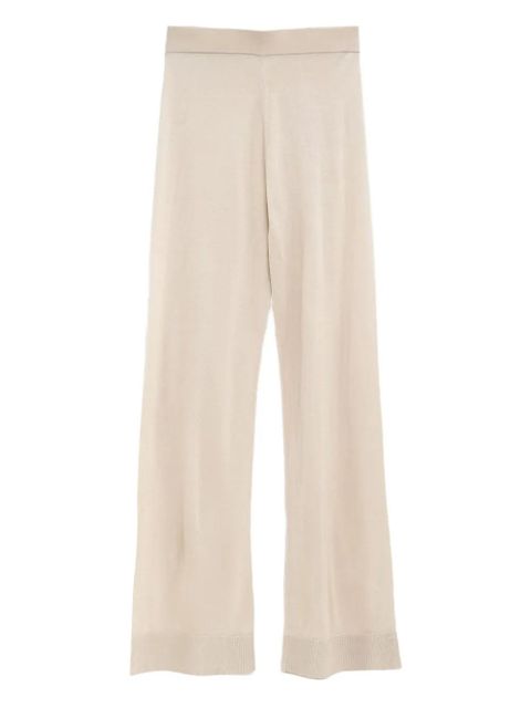 TOTEME knitted wide-leg trousers - Neutrals - zdjęcie produktu nr 1