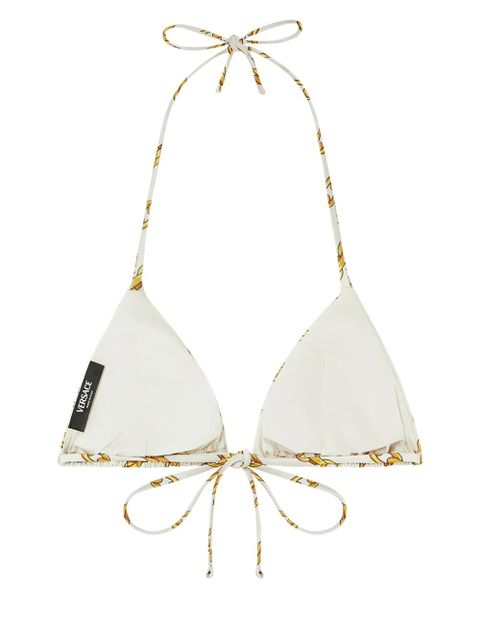 Versace Treasure bikini top - White