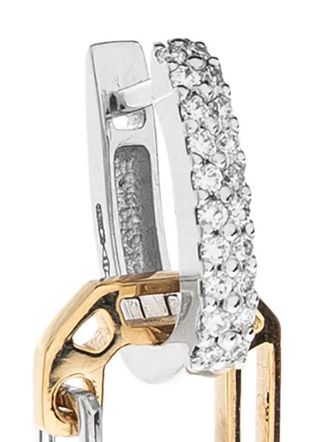 EÉRA 18K white and yellow gold Anima Small single earring - Silver - zdjęcie produktu nr 2