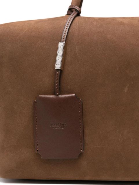 Max Mara medium suede tote bag - Brown