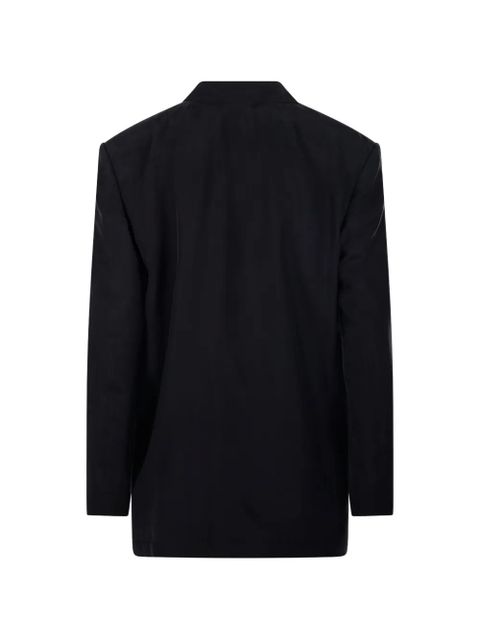 Saint Laurent single-breasted blazer - Black - zdjęcie produktu nr 2