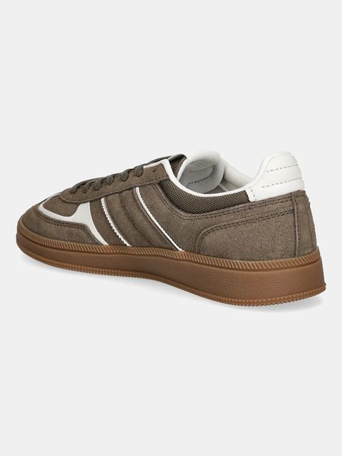 Tommy Jeans sneakersy zamszowe THE GREENWICH EDGE damskie kolor zielony EN0EN02838