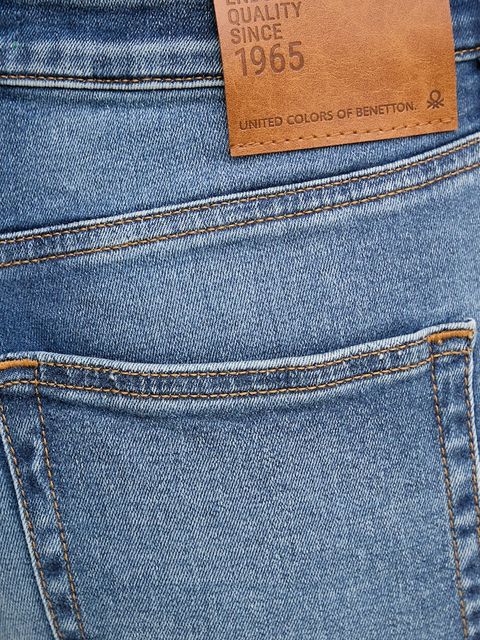 United Colors of Benetton jeansy damskie medium waist 4IMHDE00G