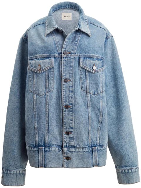 KHAITE Grizzo denim jacket - Blue - zdjęcie produktu nr 1